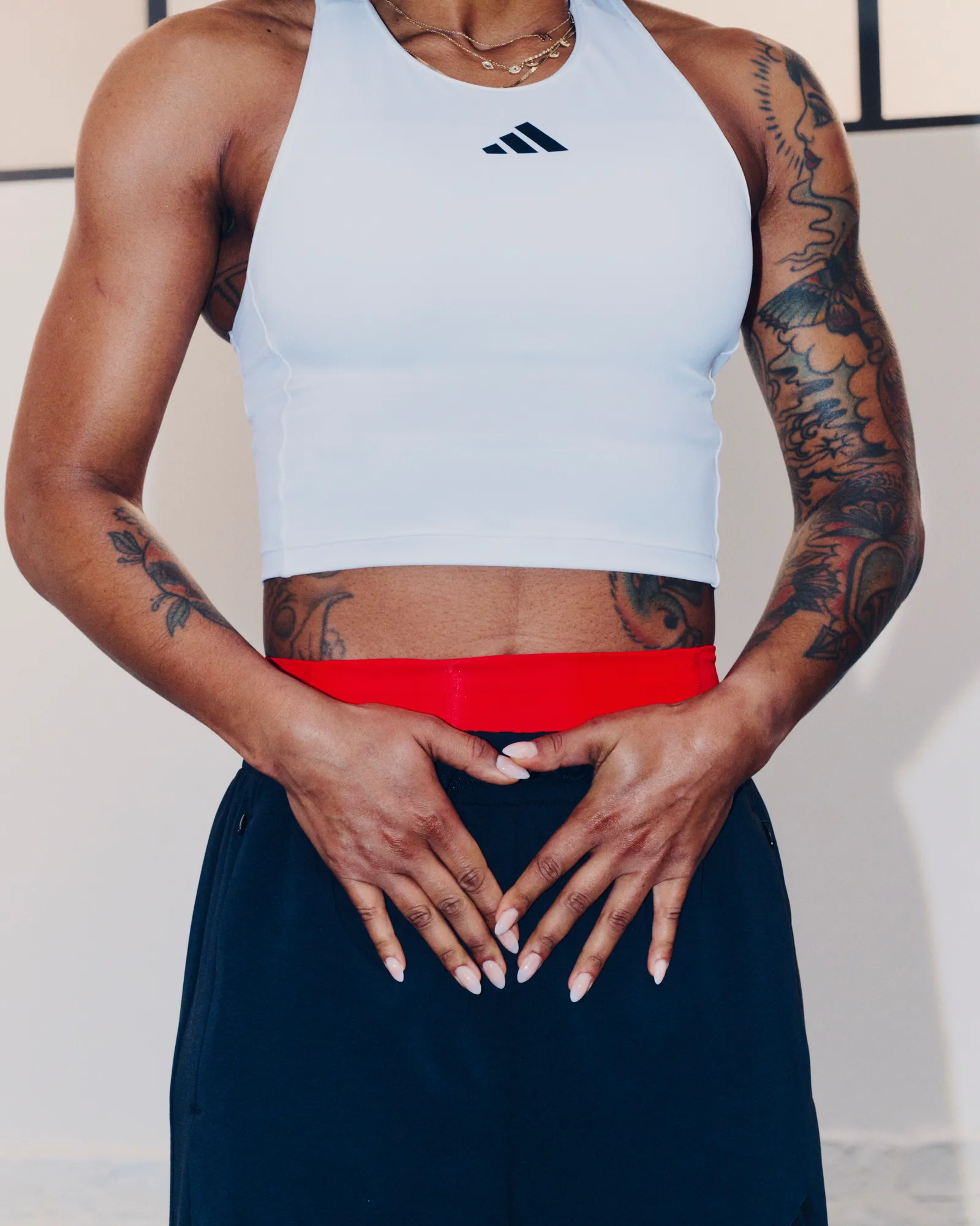 adidas Training campaign styled by Saskia Jung.